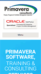 Mobile Screenshot of primaveraconsultants.com